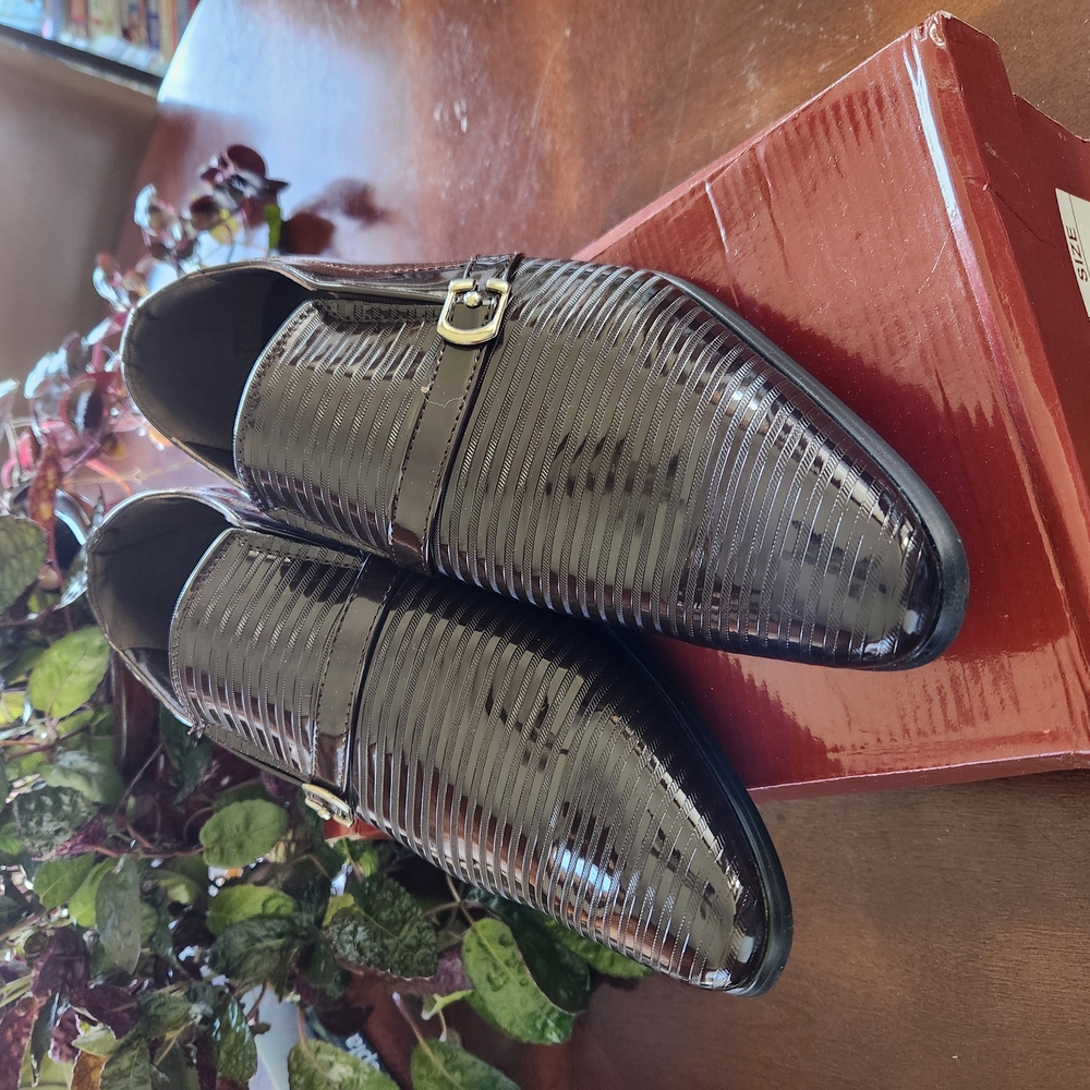 Men's Brown Leather Dress Shoes
